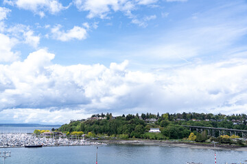 Fototapeta na wymiar Port of Seattle, Washington