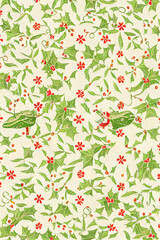 Fototapeta premium no seamless pattern with red flowers