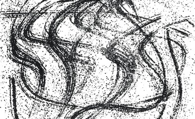 Black and white grunge. Distress overlay texture. Abstract surface dust and rough dirty wall background concept.Abstract grainy background, old painted wall