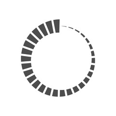 Download sign. Load icon. Load system. Data load. Loading bar. Froze computer. Vector stock illustration. Vector illustration