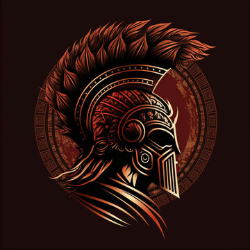 Premium Vector | Spartan gladiator mascot sport logo | Moto logo design,  Spartan logo, Sports logo