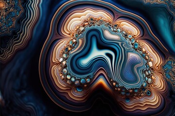 abstract background wallpaper. agate stone pattern texture. Generative AI. - obrazy, fototapety, plakaty