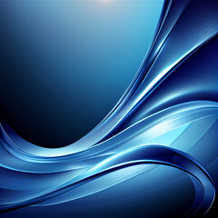 blue swirling background, Generative IA 