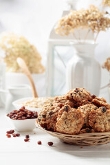Oatmeal raisin cookies.