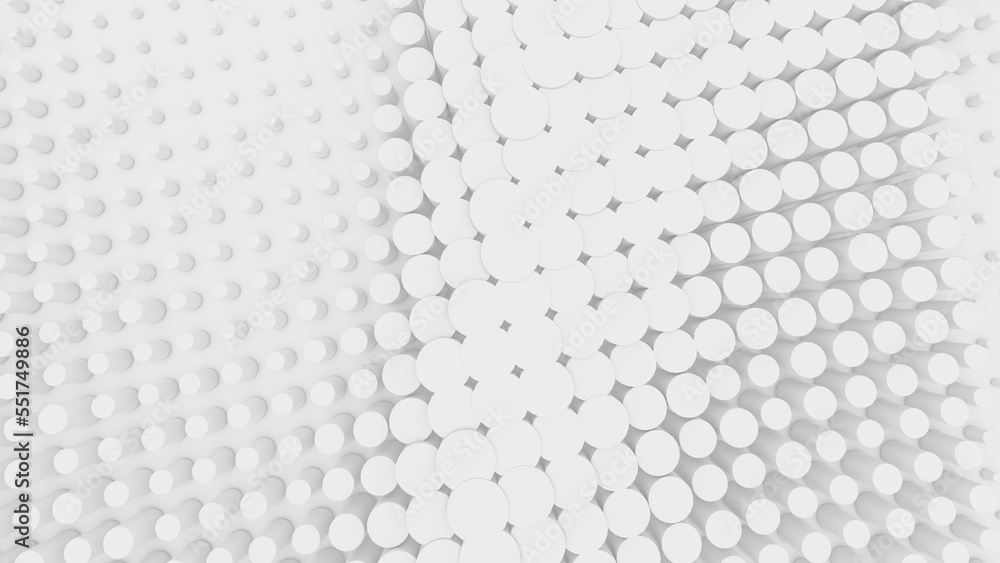 Aufkleber 3d cubic blocks rectangle with perspective render illustration