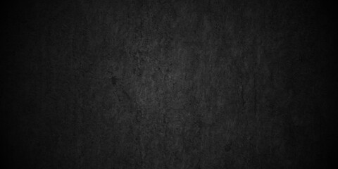 Dark black and blue stone concrete grunge wall texture and backdrop background anthracite panorama. Panorama dark black or blue slate background or texture.	
