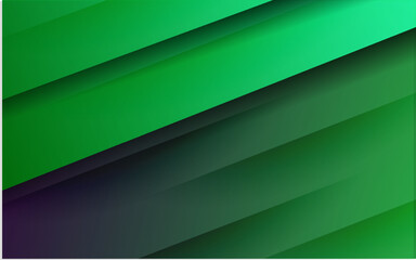 Obraz premium Abstract overlap layer papercut green color background