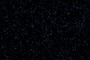 Stars in the night.  Galaxy space background.  Glowing stars in space.  Dark blue night space.  New Year, Christmas and all celebration background concept. 