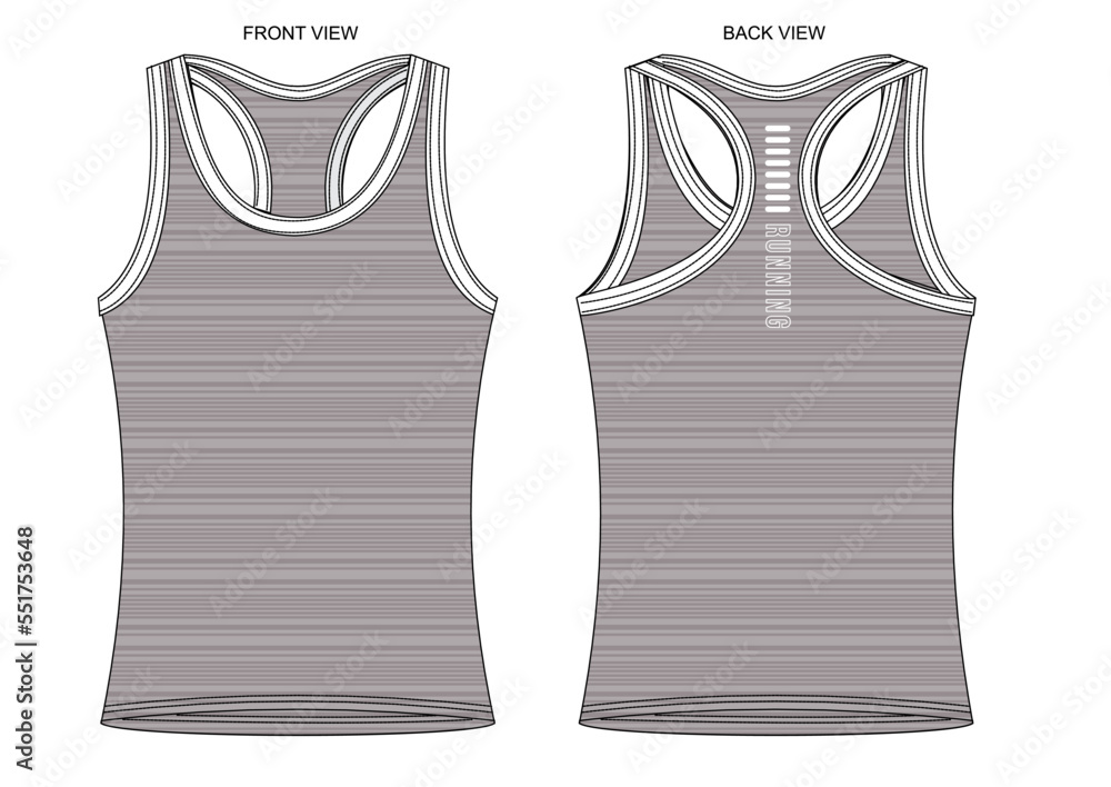 Poster TANK TOP WOMAN MOCKUP DESIGN