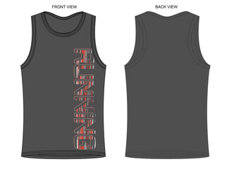 TANK TOP MAN MOCKUP DESIGN