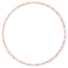 Pink Rose Gold Glitter Dust Confetti Frame Holiday Bokeh Background