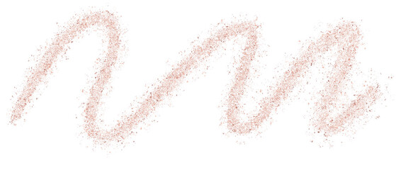 Pink Rose Gold Glitter Dust Confetti Frame Holiday Bokeh Background