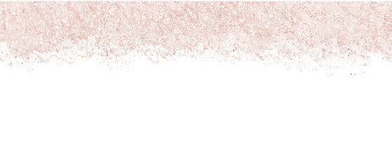 Pink Rose Gold Glitter Dust Confetti Frame Holiday Bokeh Background