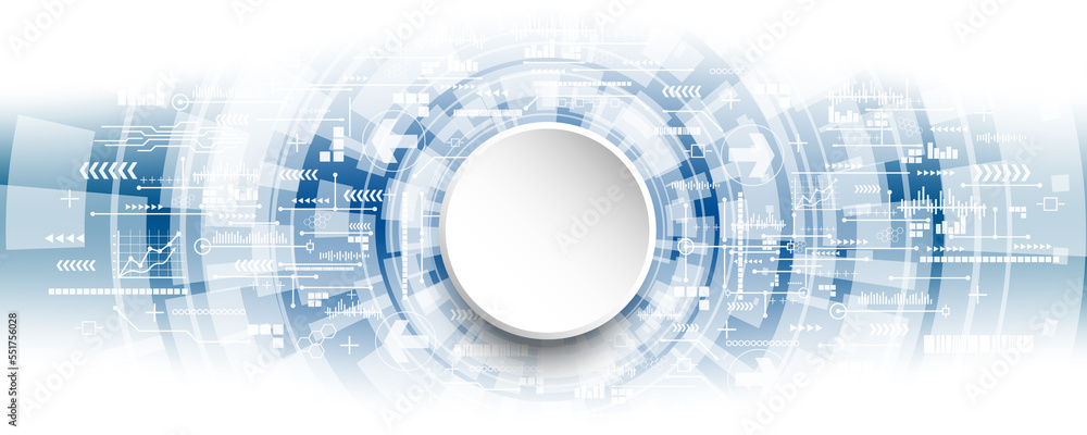 Poster abstract background image technology concept and digital network