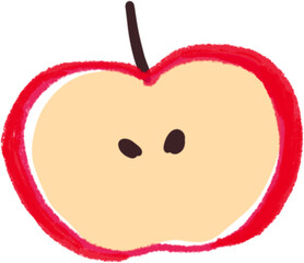 doodle fruits hand drawing