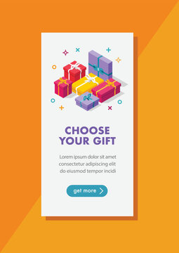 Choose your gift banner template
