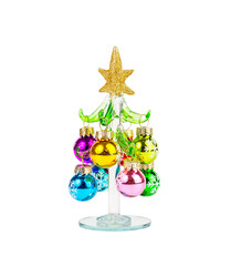 Glass herringbone isolated on a white background.