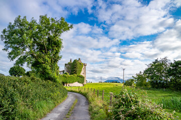 Fototapeta premium Deel castle, in Irish Caislean na Daoile, was built in the 16th century - County Mayo, Ireland