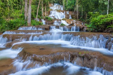 Tuinposter Watervallen Pha Charoen Waterfall, Beautiful waterfall in tak  province, ThaiLand.  © Nakornthai