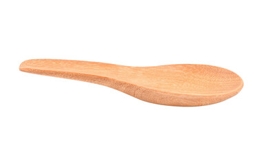 Wood or wooden spoon isolated transparene png
