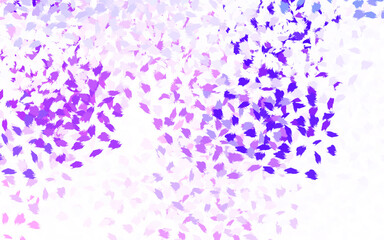 Light Purple vector texture with abstract forms.