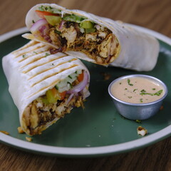 grilled chicken wrap