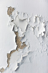 Paint used for painting non-standard house walls causes the wall paint to peel off.
