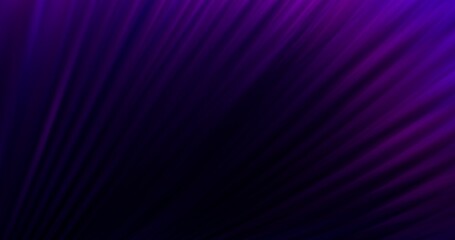 Music abstract background. Neon gradient rays. Jazz party spotlight. Defocused purple blue color laser beam on dark black ribbed texture free space wallpaper.