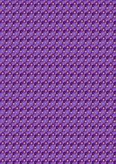 つまみ細工を使用した和柄パターン