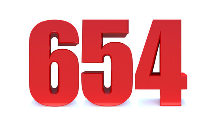 654 number