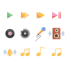 Music icon Illustration vector