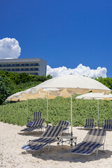 沖縄旅行　 ヒルトン 瀬底ビーチの風景