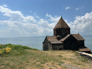 Sevanavank Monastery at Lake Sevan in Armenia