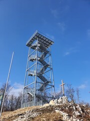 Kaiser Jubiläumswarte in Pfaffstätten in Lower Austria. Wonderful vista point.