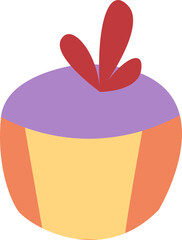 Cute Cake Bakery Vector Cartoon