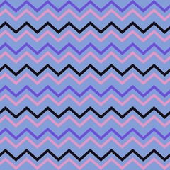 Geometric pattern seamless zigzag 3d illustration Can be used in decorative designs, fashion, bedding, curtains, tablecloths, gift wrapping paper.