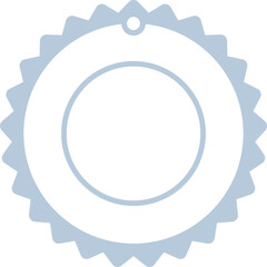 Cute Round Sticker Label Cartoon