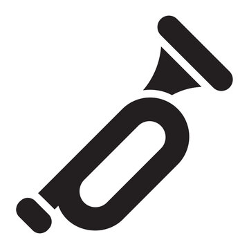 trumpet glyph icon