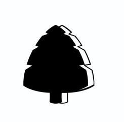 christmas tree silhouette
