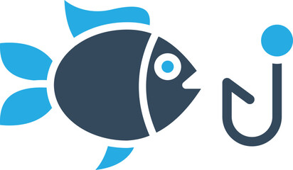 Fishing Hook Vector Icon
