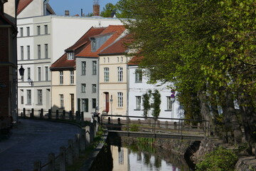 Fototapeta na wymiar historical building in the old town of Wismar