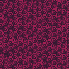  Hexagonal Maze pattern abstract illustration