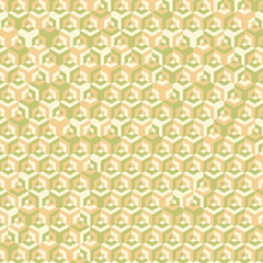  Hexagonal Maze pattern abstract illustration
