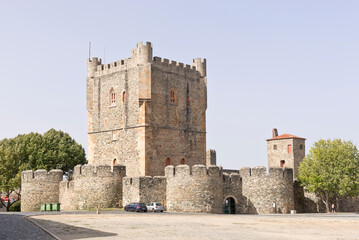 Fototapeta na wymiar Braganca old town and castle, Portugal
