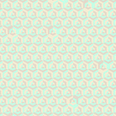  Hexagonal Maze pattern abstract illustration