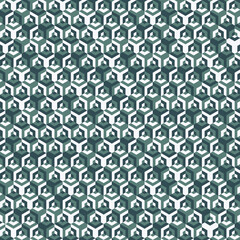  Hexagonal Maze pattern abstract illustration