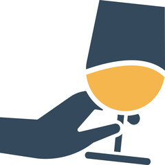 Wine Tasting Vector Icon
