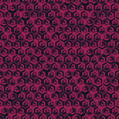  Hexagonal Maze pattern abstract illustration