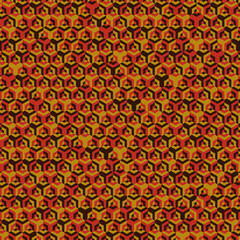  Hexagonal Maze pattern abstract illustration