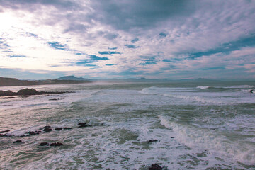 beach in the morning